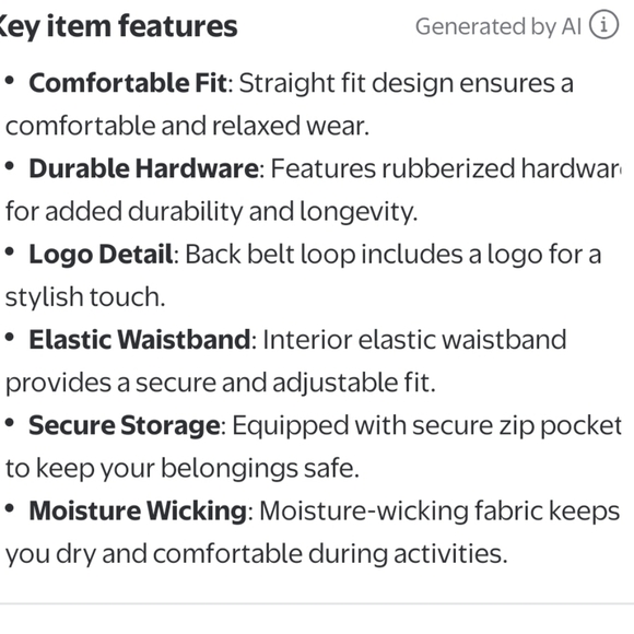 Wrangler Outdoor All Terrain Cargo Pants Size 36x30 - Khaki Gray Hiking - Picture 9 of 9